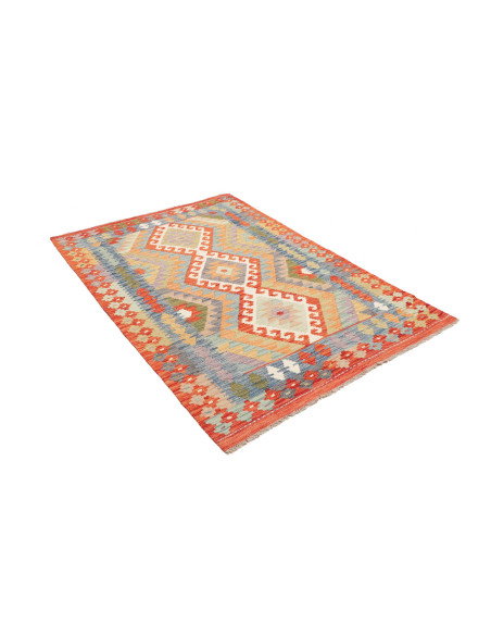 Kilim 123x173 Cm Kilim Afghanistan Hand-carded Wool (warp