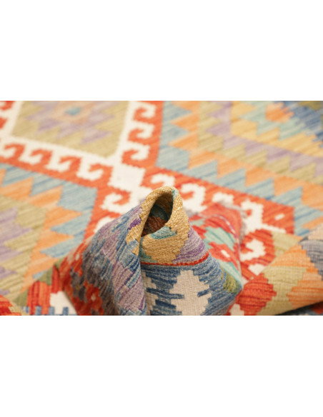 Kilim 123x173 Cm Kilim Afghanistan Hand-carded Wool (warp