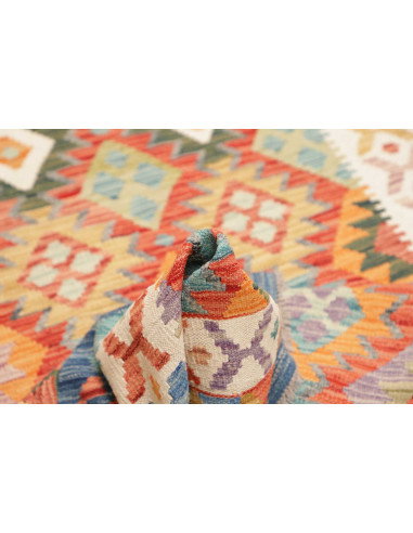 Kilim 123x182 Cm Kilim Afghanistan, Hand-carded Wool (warp: