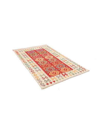 Kilim 120x174 Cm Kilim. Afghanistan. Hand-carded Wool (warp: