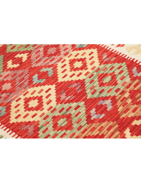Kilim 120x174 Cm Kilim. Afghanistan. Hand-carded Wool (warp: