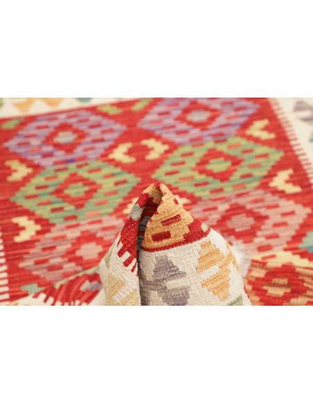 Kilim 120x174 Cm Kilim. Afghanistan. Lana Cardata A Mano