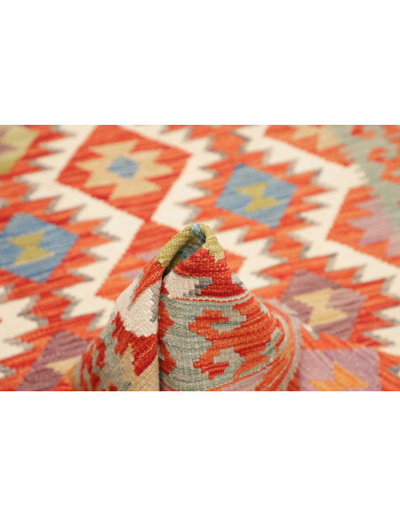 Kilim 123x184 Cm Kilim Afghanistan, Lana Cardata A Mano,