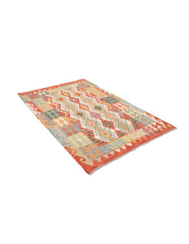 Kilim 124x183 Cm Kilim Afghanistan Hand-carded Wool (warp: