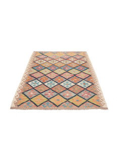 Kilim 131x191 Cm Kilim Afghanistan Hand-carded Wool (warp: 2