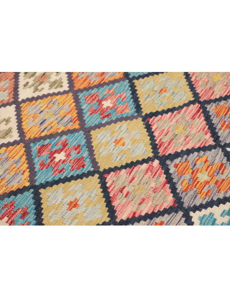 Kilim 131x191 Cm Kilim Afghanistan Hand-carded Wool (warp:
