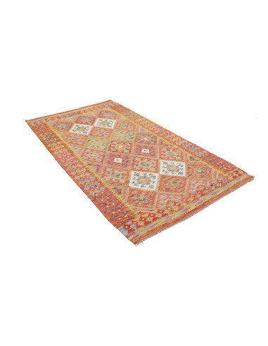 Kilim 122x208 Cm Kilim Afghanistan Lana Cardata A Mano 0.3