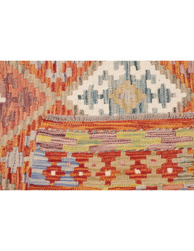 Kilim 122x208 Cm Kilim Afghanistan Hand-carded Wool 0.3 Cm