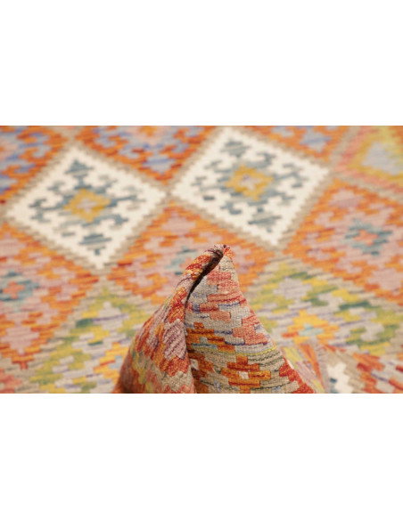 Kilim 122x208 Cm Kilim Afghanistan Hand-carded Wool 0.3 Cm