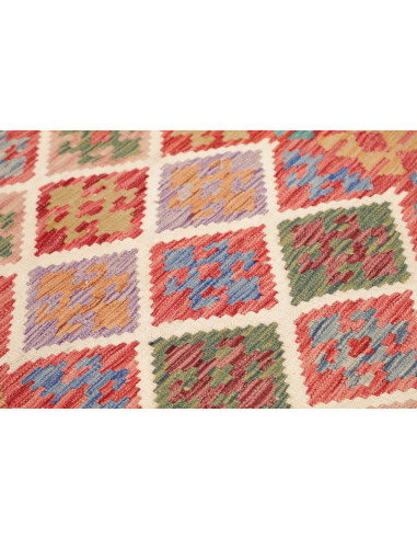 Kilim 122x183 Cm Afghan Kilim Hand-carded Wool