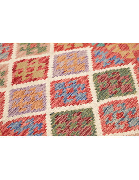 Kilim 122x183 Cm Afghan Kilim Hand-carded Wool
