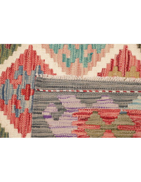 Kilim 122x183 Cm Kilim Afgano In Lana Cardata A Mano
