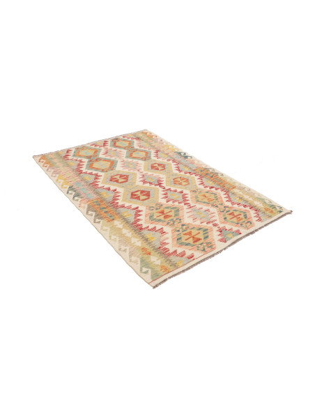 Kilim 123x172 Cm Kilim, Afghanistan, Lana Cardata A Mano