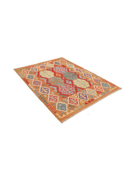 Kilim 133x178 Cm Kilim, Afghanistan, Hand-carded Wool