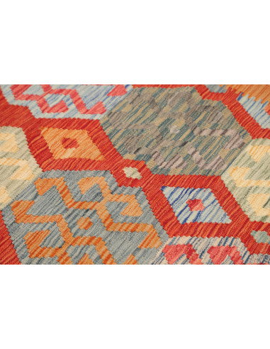 Kilim 133x178 Cm Kilim, Afghanistan, Lana Cardata A Mano