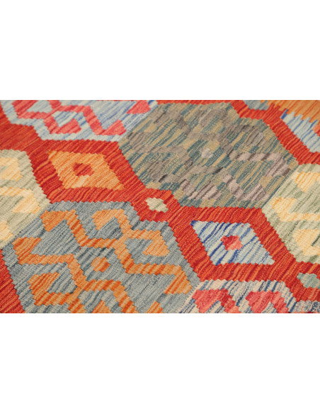 Kilim 133x178 Cm Kilim, Afghanistan, Lana Cardata A Mano