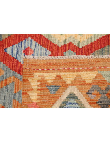 Kilim 133x178 Cm Kilim, Afghanistan, Lana Cardata A Mano