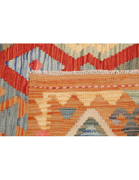 Kilim 133x178 Cm Kilim, Afghanistan, Lana Cardata A Mano