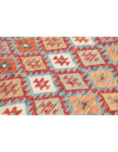 Kilim 134x191 Cm Kilim, Afghanistan, Lana Cardata A Mano