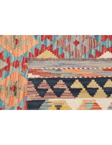 Kilim 134x191 Cm Kilim, Afghanistan, Hand-carded Wool (warp: