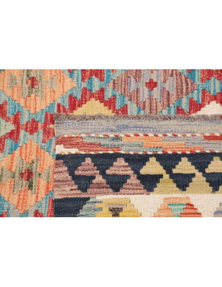 Kilim 134x191 Cm Kilim, Afghanistan, Lana Cardata A Mano