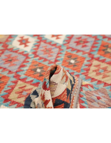 Kilim 134x191 Cm Kilim, Afghanistan, Lana Cardata A Mano