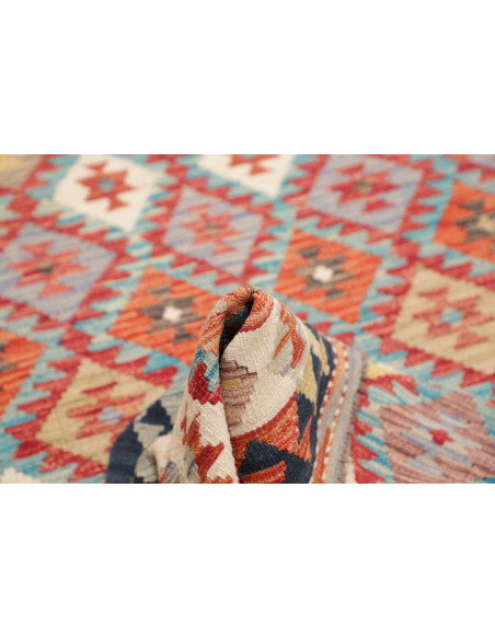 Kilim 134x191 Cm Kilim, Afghanistan, Lana Cardata A Mano