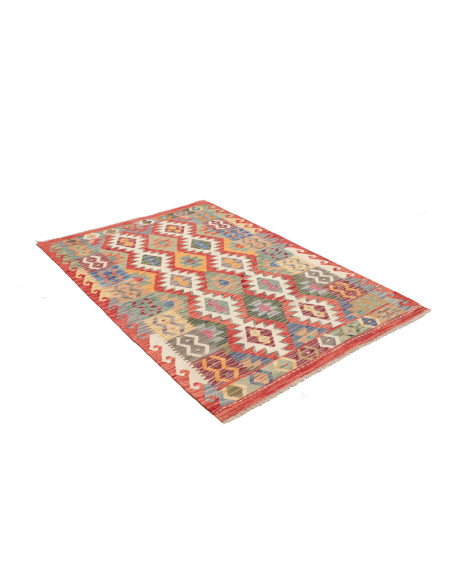 Kilim 123x176 Cm Kilim, Afghanistan, Hand-carded Wool (warp: