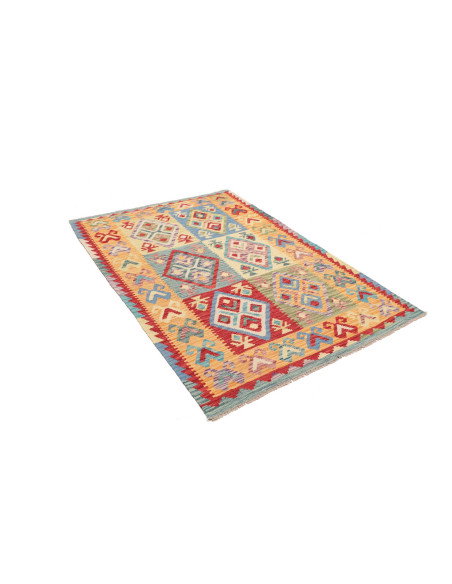 Kilim 129x188 Cm Kilim Afghanistan Lana Tessitura Piana