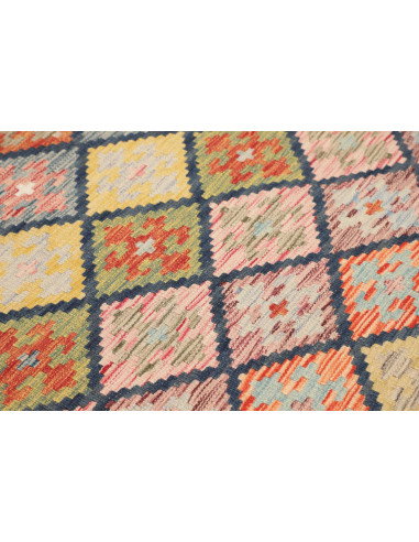 Kilim 127x185 Cm Kilim, Afghanistan, Lana Cardata A Mano,