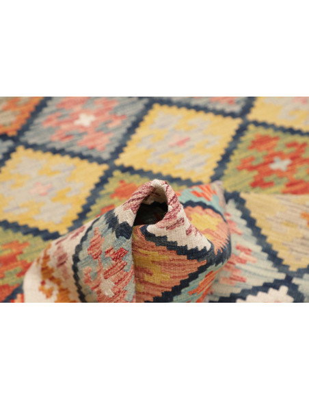 Kilim 127x185 Cm Kilim, Afghanistan, Lana Cardata A Mano,