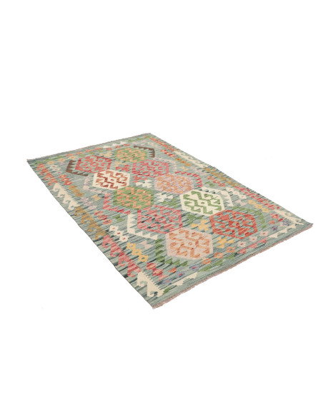 Kilim 128x181 Cm Kilim, Afghanistan, Hand-carded Wool