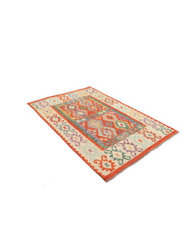 Kilim 131x196 Cm Kilim, Afghanistan, Lana Cardata A Mano