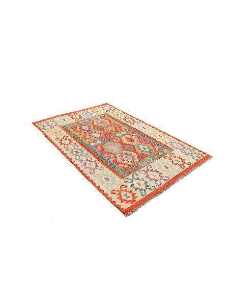 Kilim 131x196 Cm Kilim, Afghanistan, Hand-carded Wool (warp: