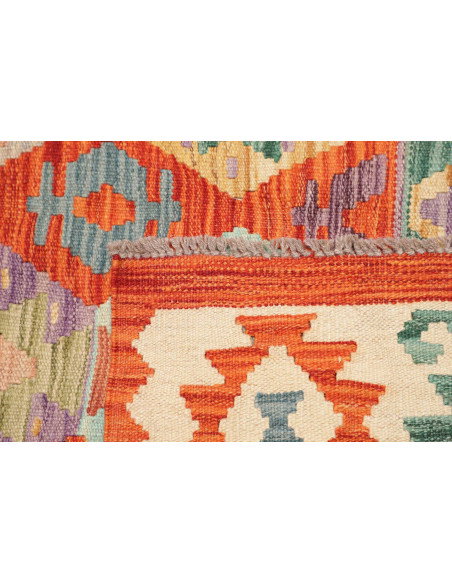 Kilim 131x196 Cm Kilim, Afghanistan, Lana Cardata A Mano
