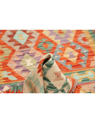 Kilim 131x196 Cm Kilim, Afghanistan, Hand-carded Wool (warp: