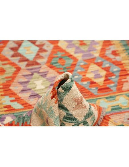Kilim 131x196 Cm Kilim, Afghanistan, Hand-carded Wool (warp: