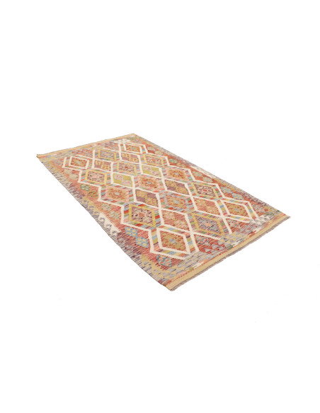 Kilim 124x204 Cm Kilim, Afghanistan, Lana Cardata A Mano