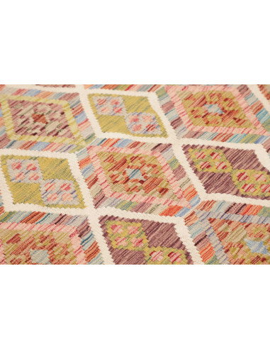 Kilim 124x204 Cm Kilim, Afghanistan, Lana Cardata A Mano