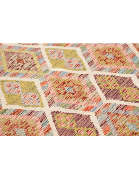 Kilim 124x204 Cm Kilim, Afghanistan, Lana Cardata A Mano