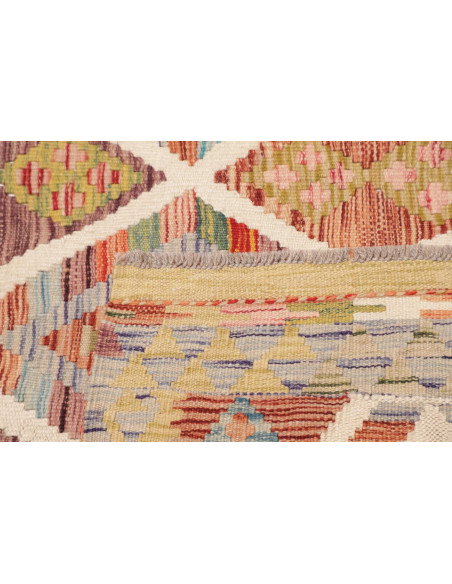 Kilim 124x204 Cm Kilim, Afghanistan, Lana Cardata A Mano
