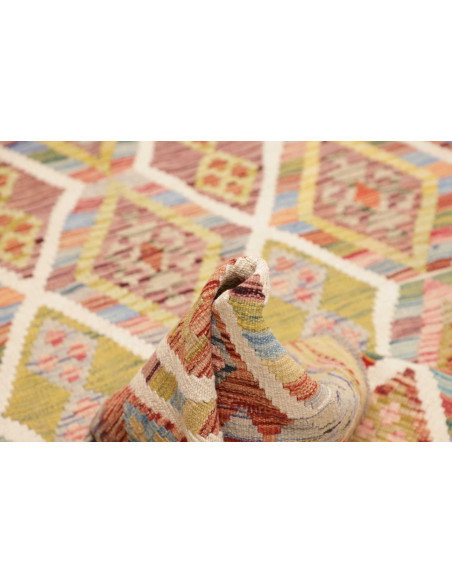 Kilim 124x204 Cm Kilim, Afghanistan, Hand-carded Wool (warp: