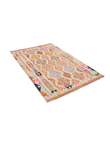 Kilim 124x182 Cm Kilim Afghanistan, Hand-carded Wool,