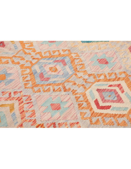 Kilim 154x200 Cm Kilim, Afghanistan, Lana Cardata A Mano