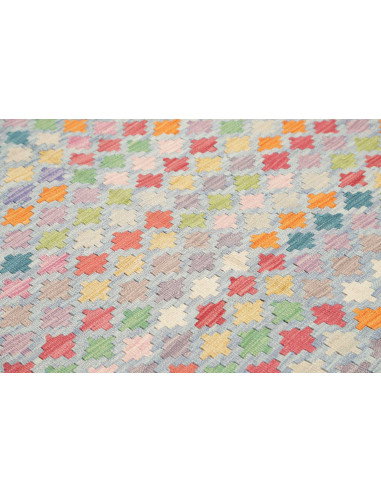 Kilim 152x197 Cm Afghan Kilim Hand-carded Wool Cotton Warp