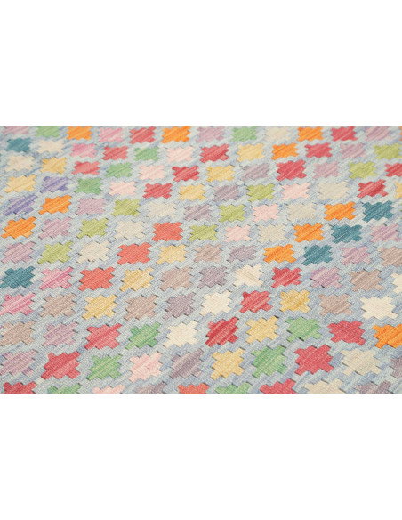 Kilim 152x197 Cm Kilim Afgano Lana Cardata A Mano Ordito In
