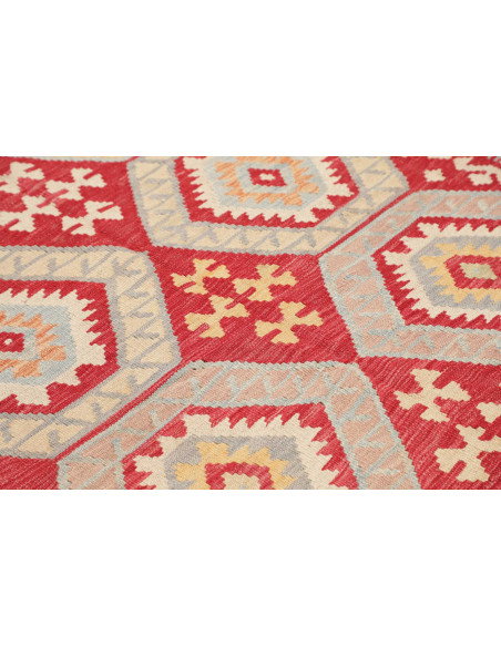 Kilim 142x200 Cm Kilim Afghanistan Hand-carded Wool 0.3 Cm