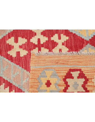Kilim 142x200 Cm Kilim Afghanistan Hand-carded Wool 0.3 Cm