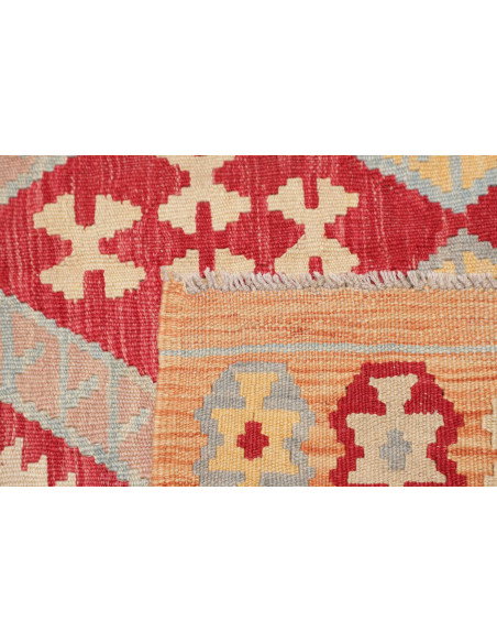 Kilim 142x200 Cm Kilim Afghanistan Hand-carded Wool 0.3 Cm