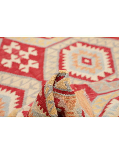 Kilim 142x200 Cm Kilim Afghanistan Hand-carded Wool 0.3 Cm